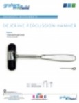 Product Sheet - Dejerine Percussion Hammer
